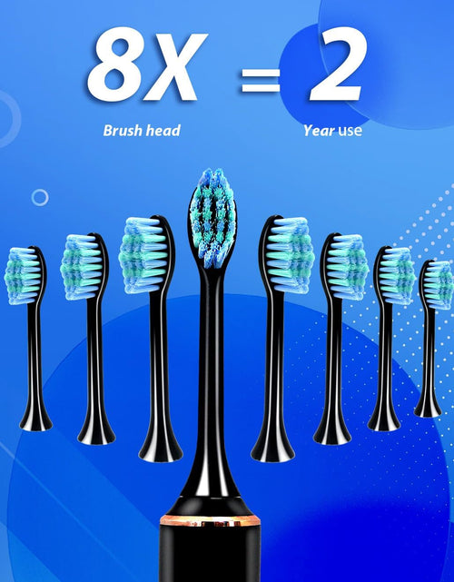 Load image into Gallery viewer, Electric Toothbrushes for Adults, 8 Brush Heads Electric Toothbrush with 37000 VPM Deep Clean 6 Modes 18 Gea
