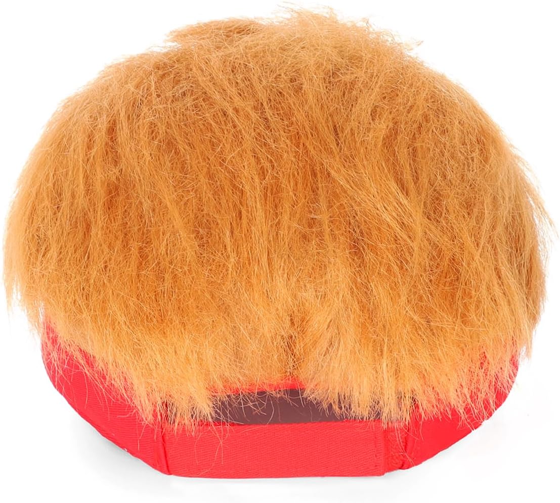 Trump 2024 Hat with Hair,Donald Trump Make America Great Again Wig Hat Embroidered Ultra Adjustable