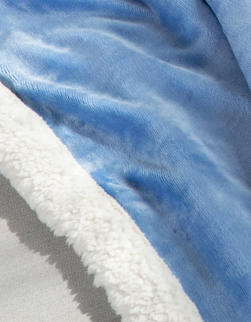 Load image into Gallery viewer, Kids Throw Blanket, 3D Cartoon Embroidery Sherpa Blanket Boys Girls Gifts, Blue
