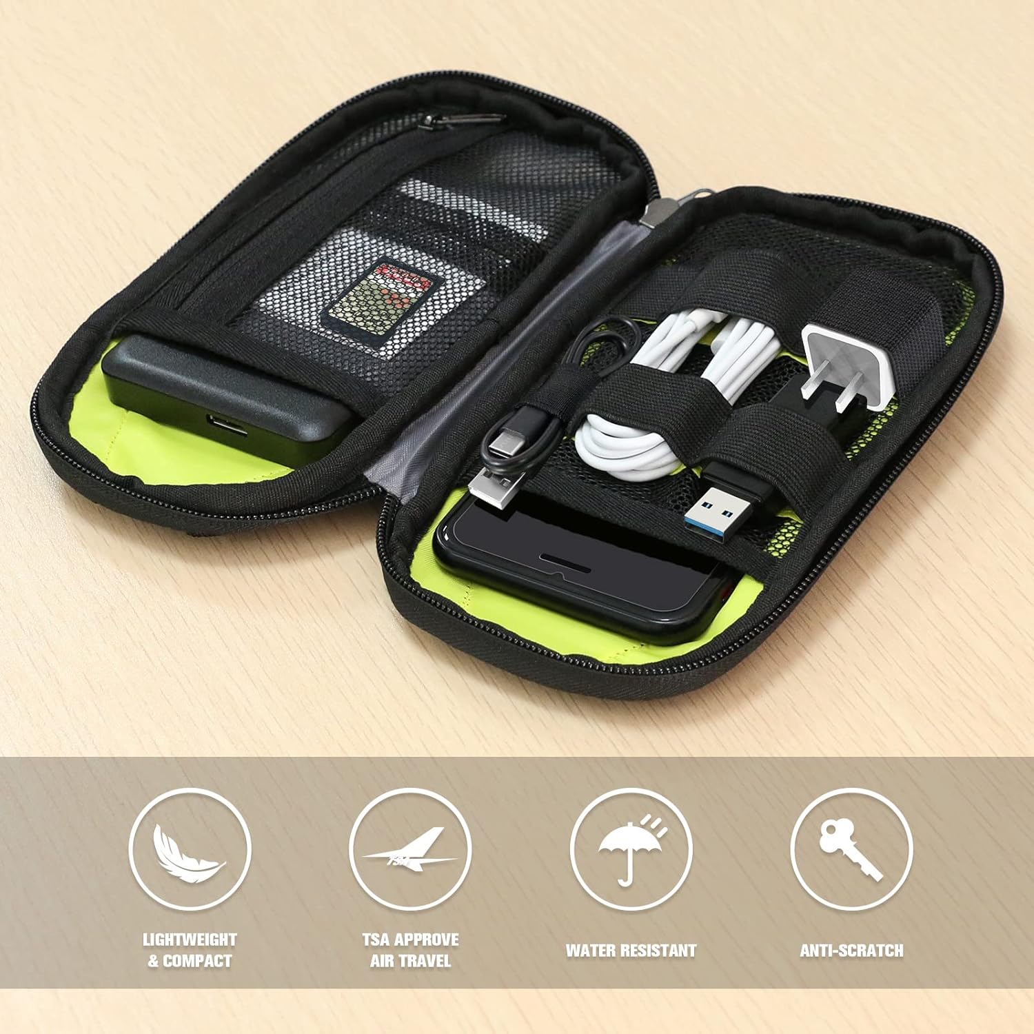 Electronic Organizer Travel Universal Accessories Storage Bag Portable
