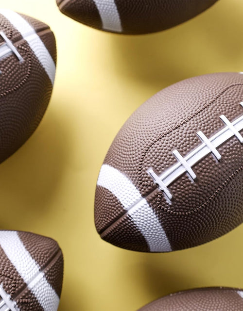 Load image into Gallery viewer, 6PCS Mini Inflatable Football, Small Football with Pump 6.3inch Ball Toys for Kids
