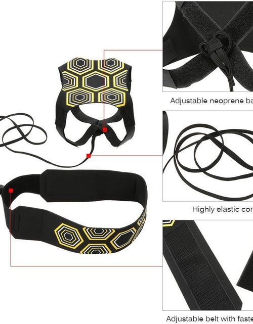 Load image into Gallery viewer, Football Kick Trainer Soccer Training Aids Hands Free Throw Sole Practice Equipment for Kids

