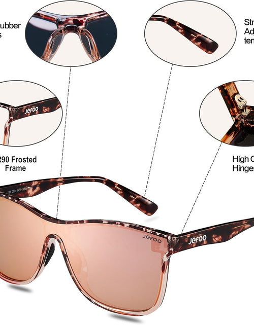 Load image into Gallery viewer, Polarized Sunglasses Men Trendy Mirrored shades Women Reflective Sun Glasses UV Protection
