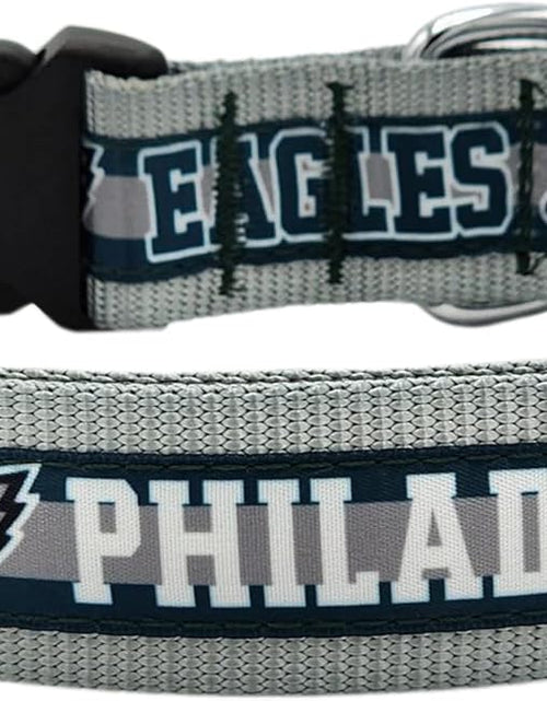 Load image into Gallery viewer, NFL Philadelphia Eagles Licensed PET COLLAR, Large - Heavy-Duty, Strong, and Durable Dog Colla
