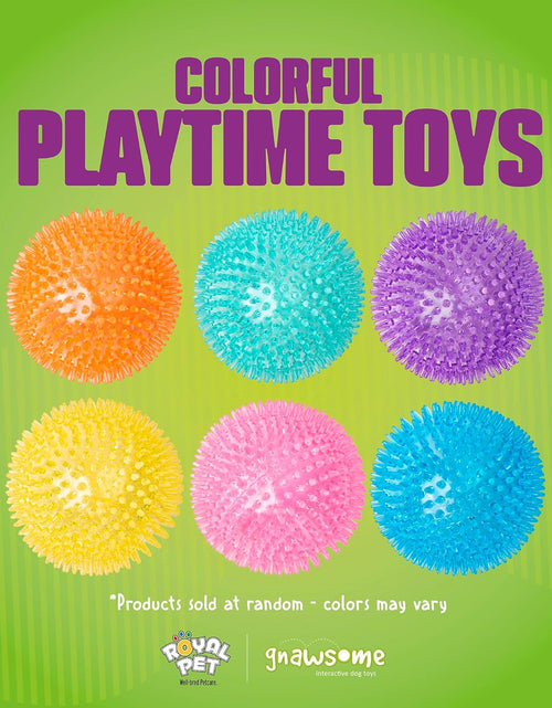 Load image into Gallery viewer, Medium Squeaker Ball Dog Toy, Medium 3.5&quot;, Colors will vary, All Breed Sizes

