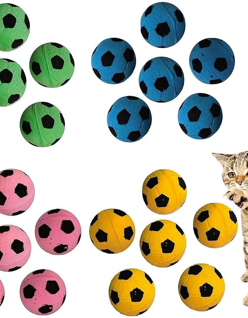 Load image into Gallery viewer, Foam Soccer Balls Cat Toys (Balls Cat Toys (24pcs))
