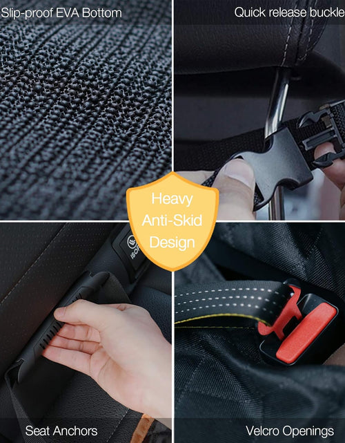 Load image into Gallery viewer, Dog Car Seat Covers W, aterproof, Dog Seat Cover with Side Flaps from Scratching, Standard
