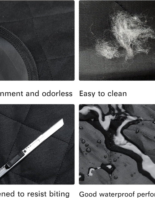Load image into Gallery viewer, Dog Car Seat Cover for Back Seat, Waterproof Nonslip Dog Seat Covers for Cars with Mesh Window,Scratchproof Pet Car Seat Protector
