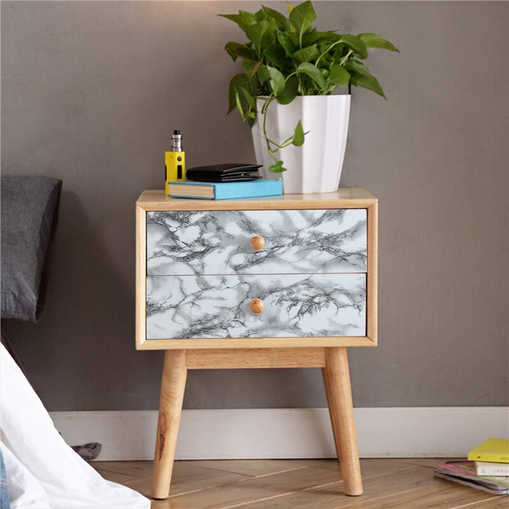 Marble Kitchen Countertop Peel and Stick Wallpaper Table Desk Furniture Counter Top Covers 15.8x78.8 in