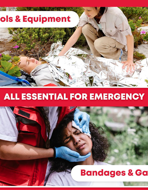 Load image into Gallery viewer, First Responder Fully Stocked Trauma First Aid Kit – Black
