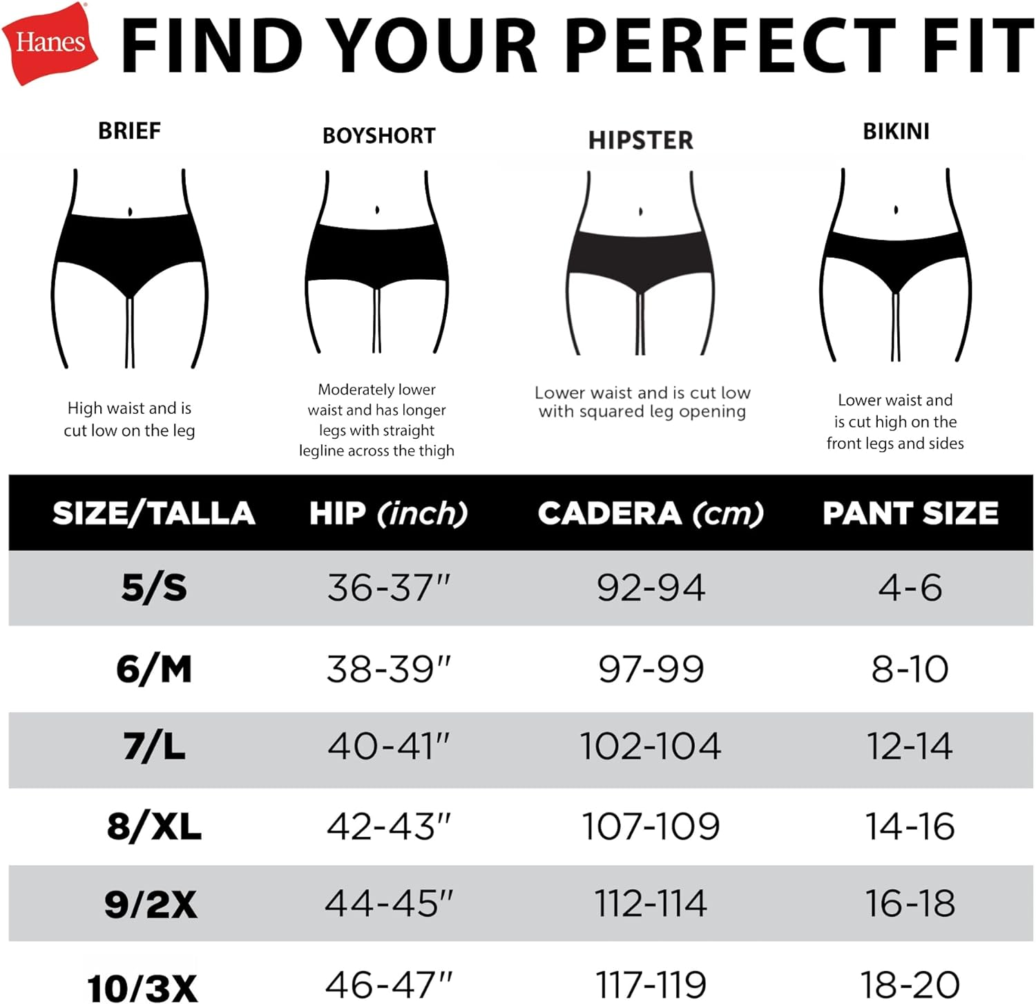 Womens Fresh & Dry Light and Moderate Period 3-Pack Brief Underwear