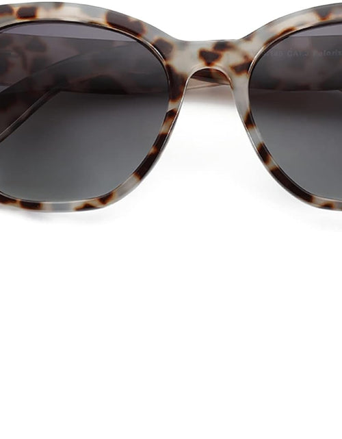 Load image into Gallery viewer, Cateye Polarized Sunglasses for Women - Oversized Sun Glasses UV400 Protection Retro Shades Designer Style (Grey Demi Frame)
