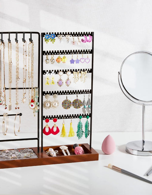 Load image into Gallery viewer, Jewelry Holder Organizer Stand Tree for Earring Necklace Ring Bracelets Display and Storage
