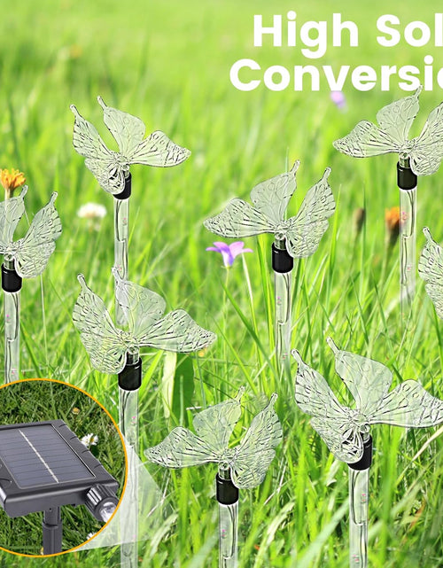 Load image into Gallery viewer, Set of 8 Plastic Solar Garden Lights for Garden Decor - Upgraded Solar Lights with Remote,8 Modes
