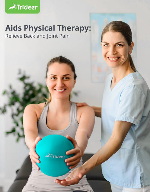 Load image into Gallery viewer, Pilates Ball 9 Inch Core Ball, Small Exercise Ball with Exercise Guide, Turkis
