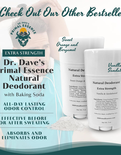 Load image into Gallery viewer, Primal Essence Sensitive Skin Natural Deodorant | Aluminum &amp; Baking Soda Free | Men and Women  (Vanilla &amp; Sandalwood)

