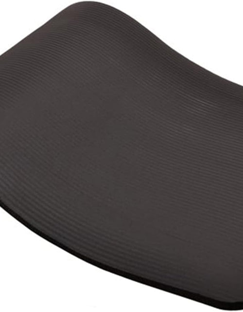 Load image into Gallery viewer, All-Purpose 1-Inch Extra Thick High Density Anti-Tear Exercise Yoga Mat with Carrying Strap, Black
