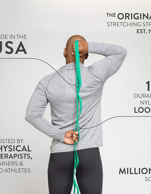 Load image into Gallery viewer, The Original Stretch Out Strap with Exercise Book, USA Made Top Choice Stretch Out Straps for Physical Therapy
