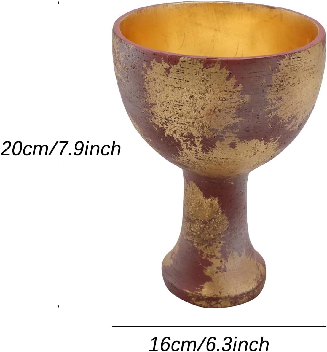 Holy Grail Cosplay Accessories Collection Resin Replica Home Decoration Decor (Gold)