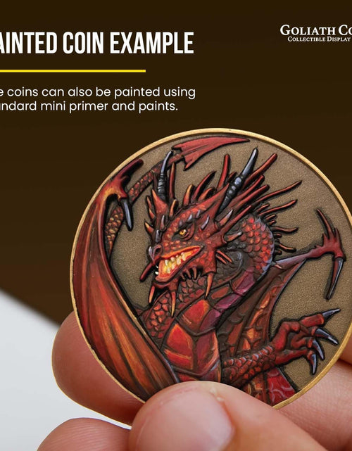 Load image into Gallery viewer, Anubis - Large Collectible Display Coin, includes Stand, 3D Dual-Sided, 2.75&quot;, 4oz, Zinc Alloy
