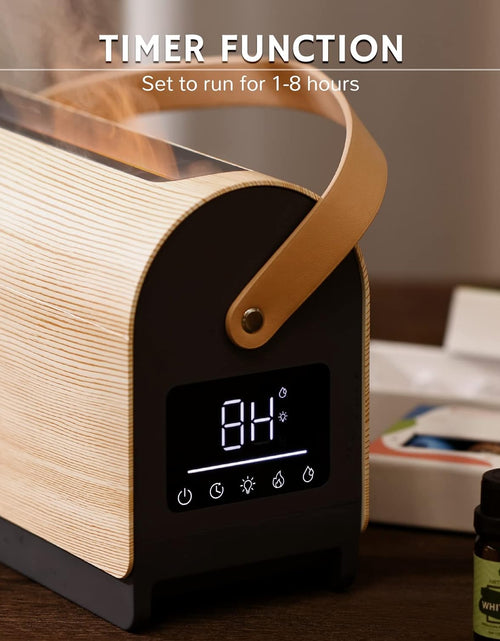 Load image into Gallery viewer, 500ml Flame Diffuser, Aroma Essential Oil Diffuser, Ultrasonic Cool Mist Humidifier, LF500M Fire Diffuser

