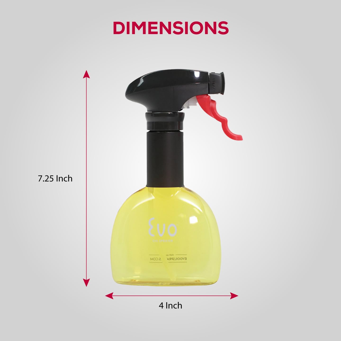 Mini Oil Sprayers, Non-Aerosol for Olive Oil, Cooking Oils, and Vinegars, 8-Ounce
