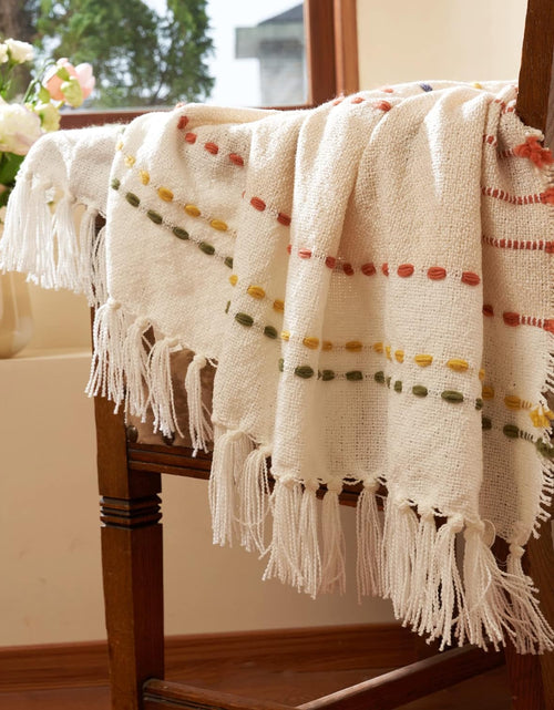Load image into Gallery viewer, Boho Throw Blanket for Couch, Bohemian Decorative Summer Throw Blanket, 50x60 inches
