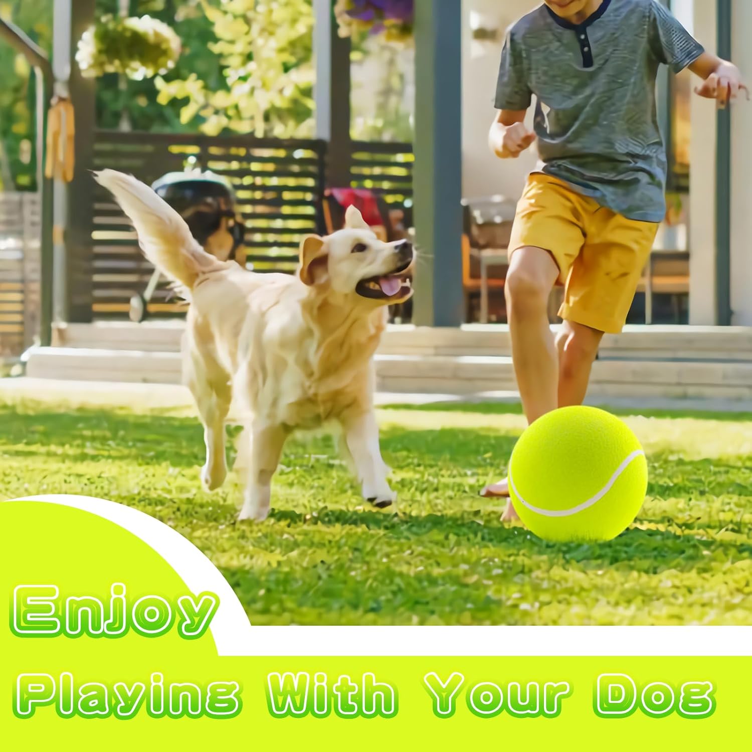 Jumbo Dog Tennis Ball
