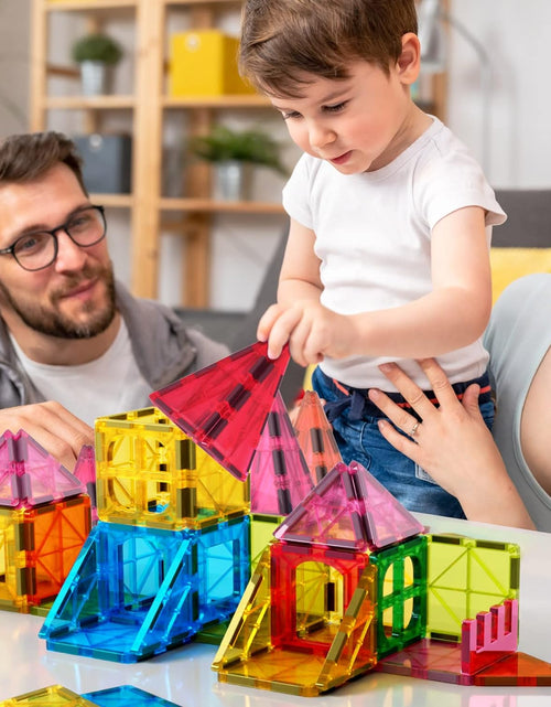 Load image into Gallery viewer, 57PCS Magnetic Tiles Building Blocks Set | Educational

