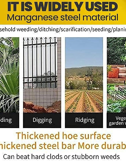 Load image into Gallery viewer, 2 Pieces Durable All-Steel Gardening Hand Tools Hoe
