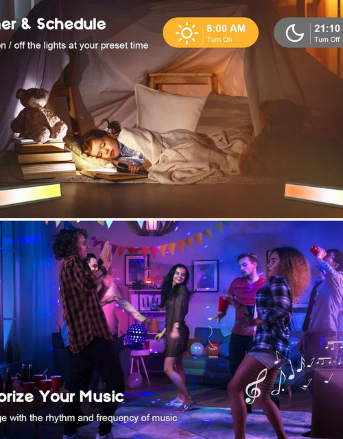 Load image into Gallery viewer, RGB Light Bars, Smart Light Bar with Scene Modes and Music Modes, Ambient Lighting TV Backing, RGB
