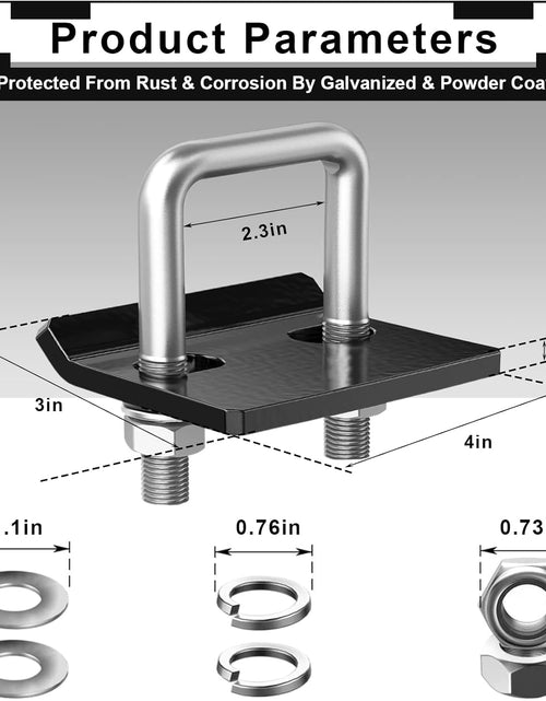 Load image into Gallery viewer, Hitch Tightener for 1.25&quot; to 2&quot; Hitches Heavy Duty
