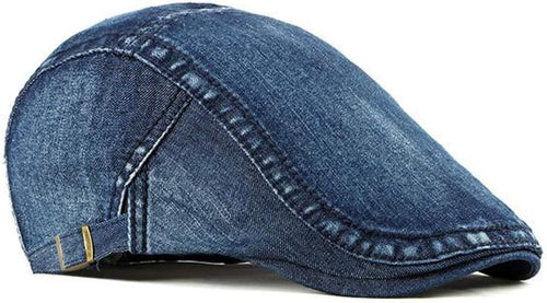 Load image into Gallery viewer, Men&#39;s Hats Denim Cotton Newsboy Cap Driving Hunting Cabbie Hats (2 Pack)
