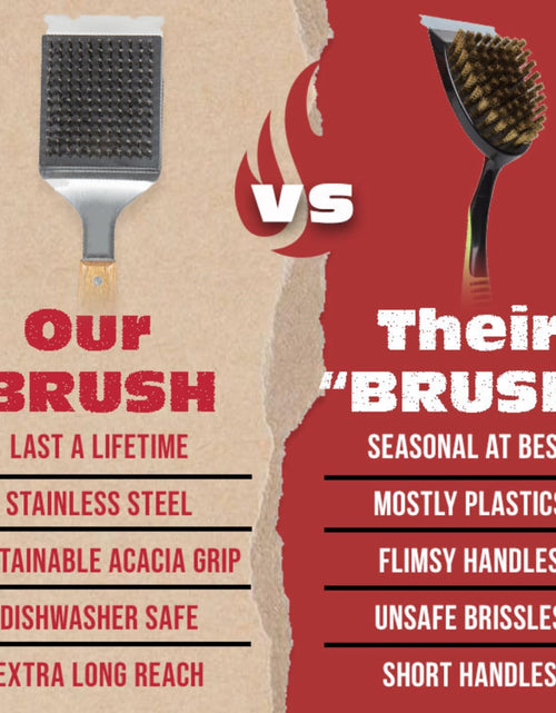 Load image into Gallery viewer, BBQ-Aid Grill Brush and Scraper for Barbecue No Scratch- BBQ Grill Brush for Any Grill
