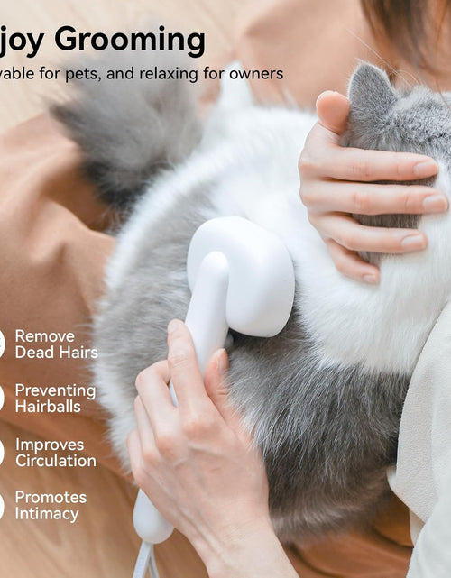 Load image into Gallery viewer, Cat Brush with Release Button, Cat Brushes for Indoor Cats Shedding, Removes Loose Fur
