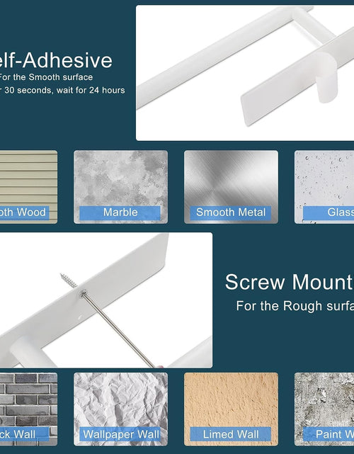 Load image into Gallery viewer, Paper Towel Holder Under Cabinet, Self Adhesive Wall Mount Paper Towel Holder
