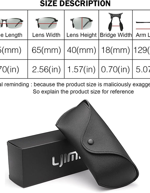 Load image into Gallery viewer, Polarized Photochromic Driving z87 Sunglasses For Men Women Day and Night safety glasses, Black Frame
