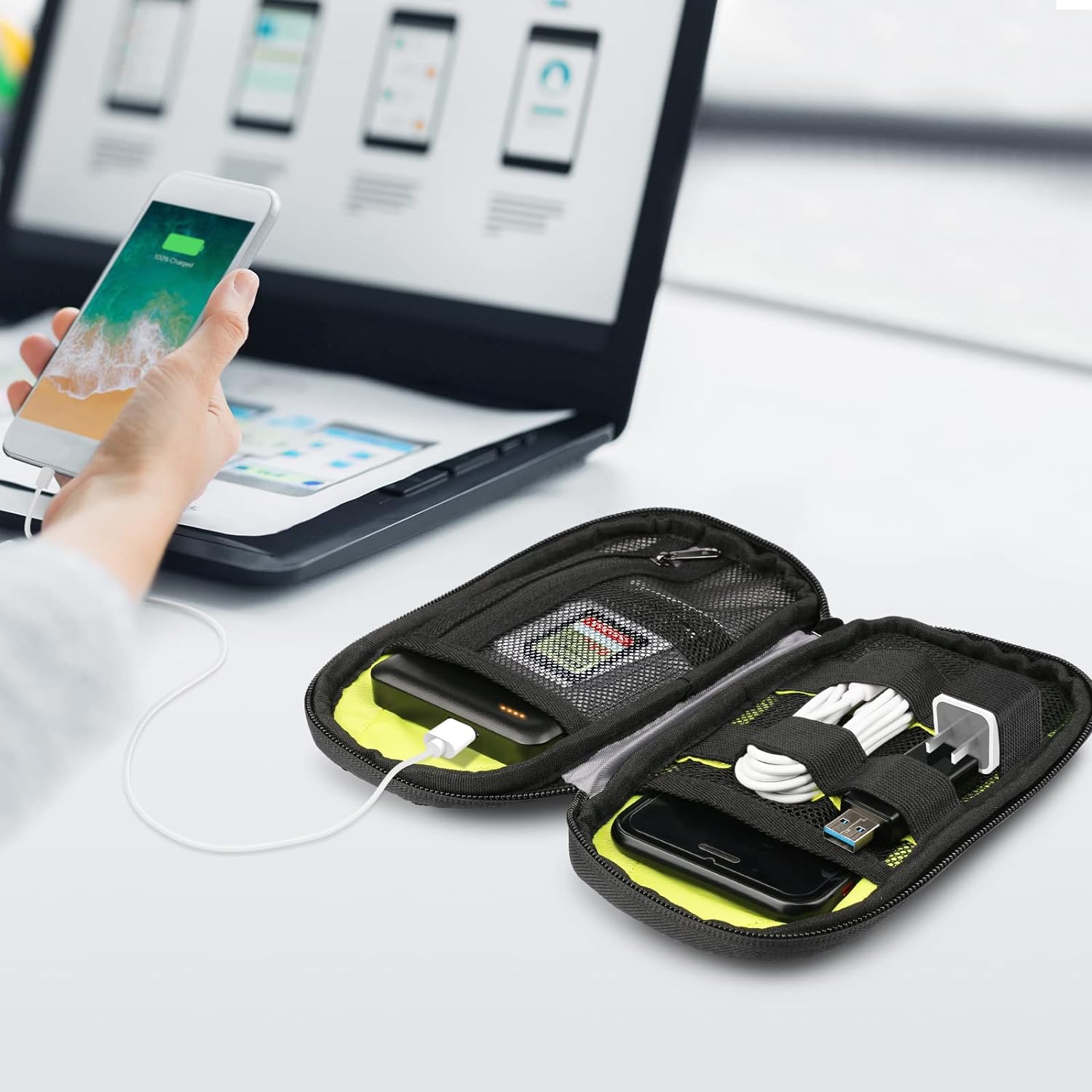 Electronic Organizer Travel Universal Accessories Storage Bag Portable