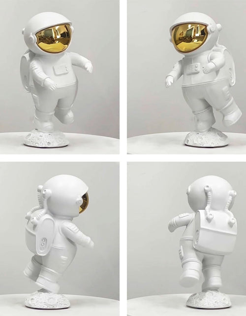 Load image into Gallery viewer, Astronaut Figurine Sculpture Home Decor Modern Statue Table Centerpiece Crafts Polyresin Arts Gifts White 7.5 inch
