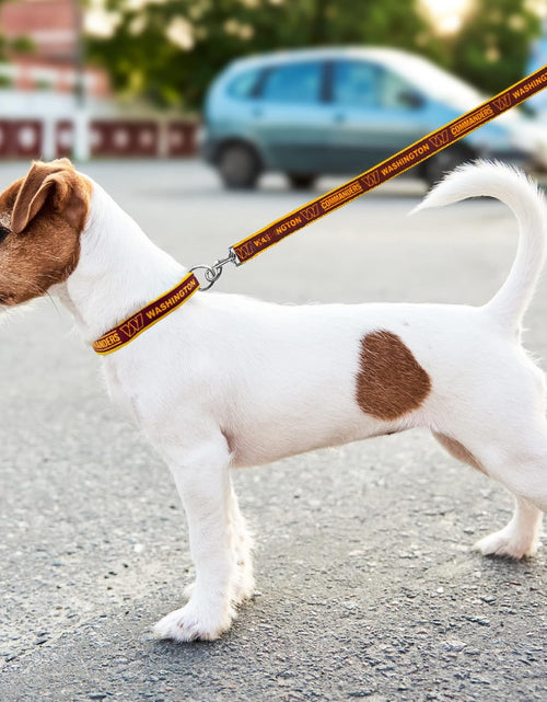 Load image into Gallery viewer, NFL PET Leash Washington Commanders Dog Leash, Medium Football Team Leash for Dogs &amp; Cats
