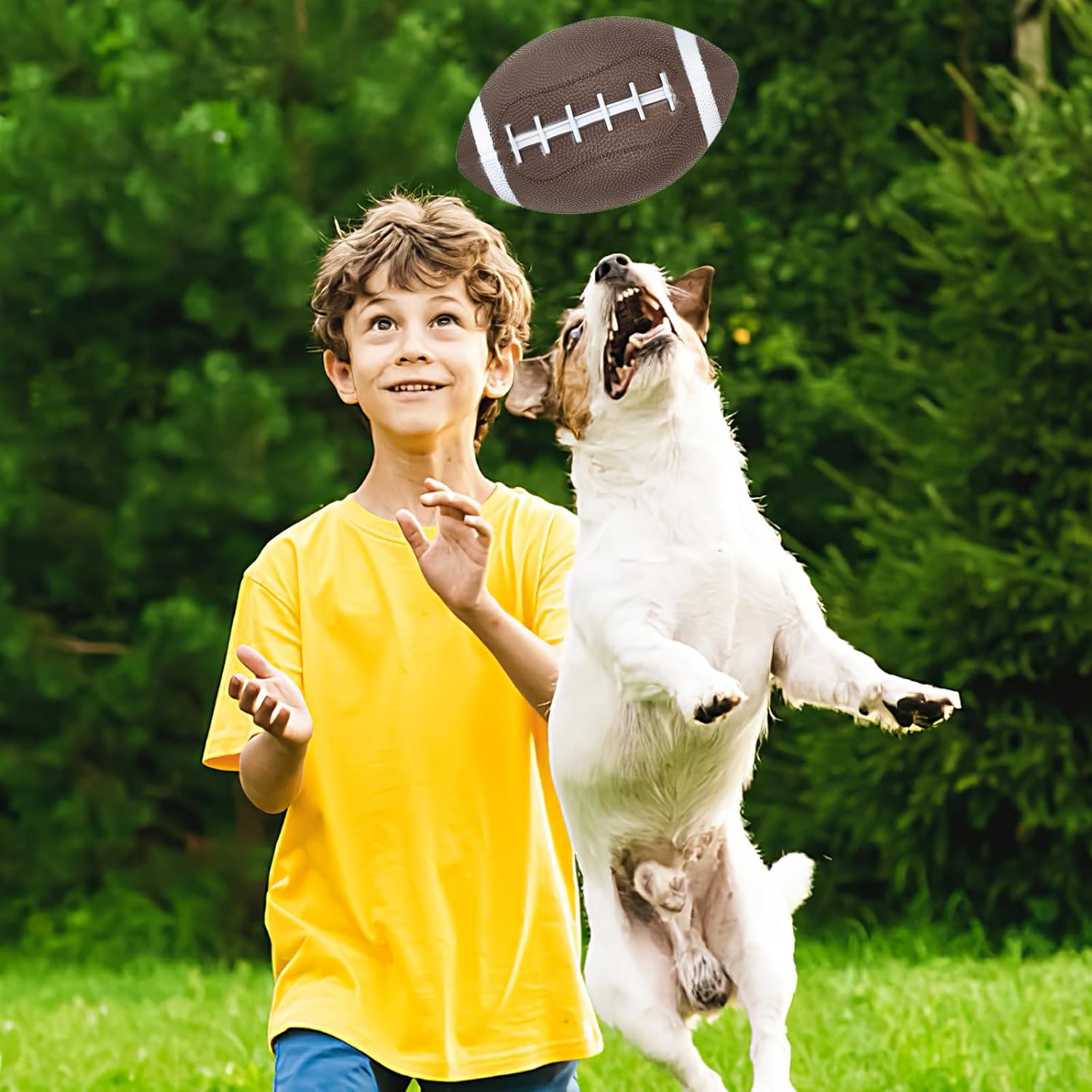 6PCS Mini Inflatable Football, Small Football with Pump 6.3inch Ball Toys for Kids