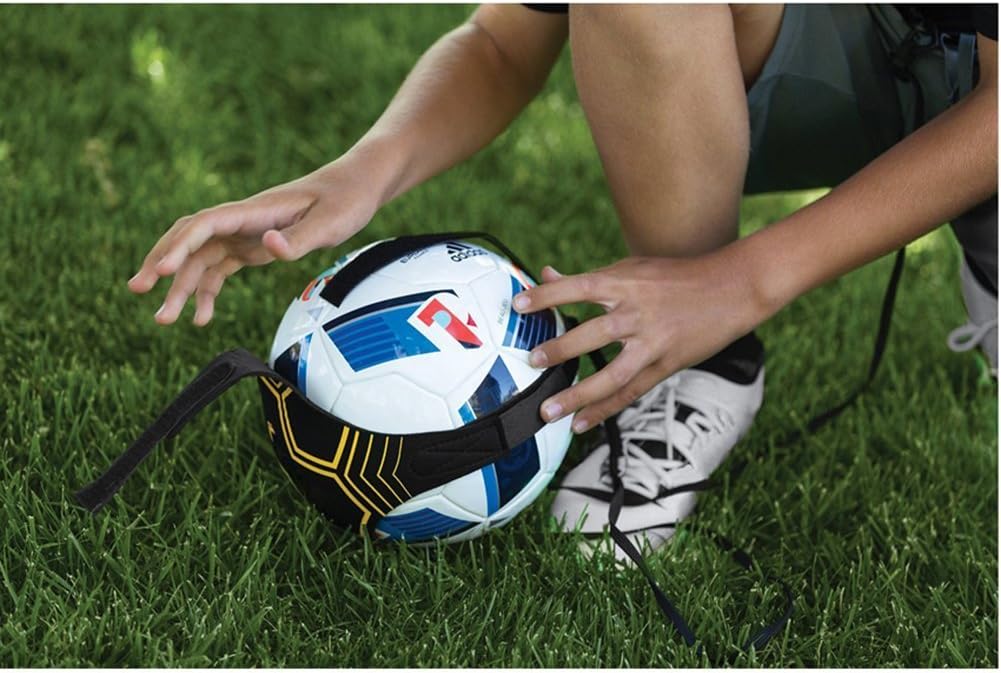Football Kick Trainer Soccer Training Aids Hands Free Throw Sole Practice Equipment for Kids