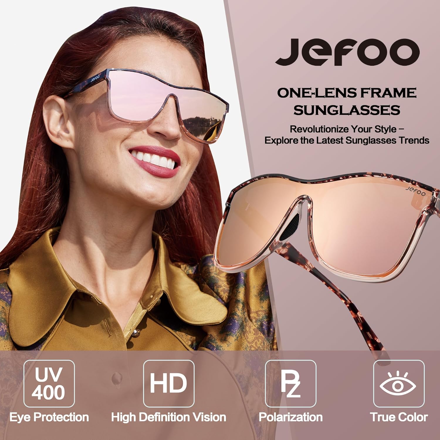 Polarized Sunglasses Men Trendy Mirrored shades Women Reflective Sun Glasses UV Protection