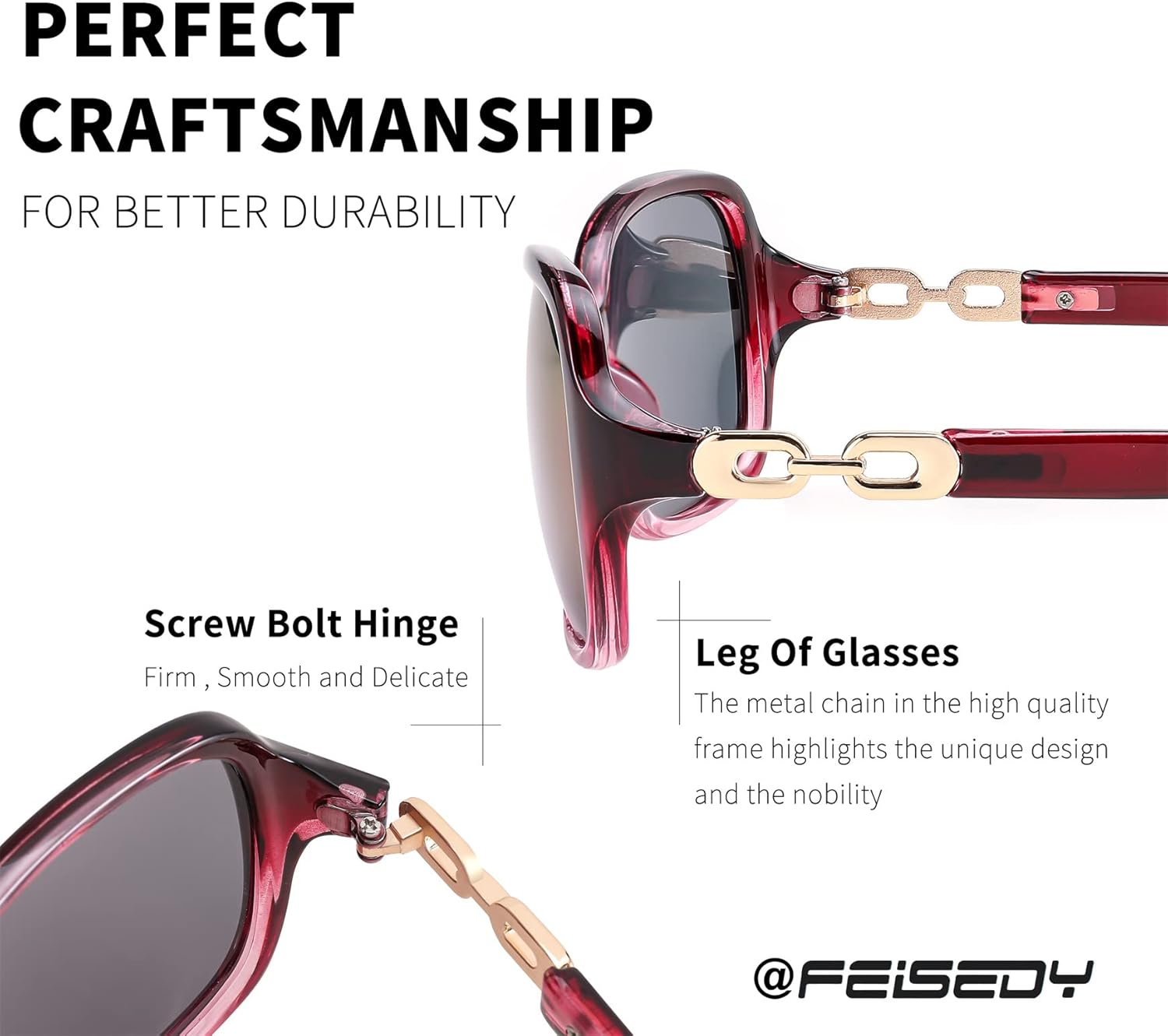 Vintage Square Polarized Sunglasses for Women UV400 Travel Driving Fashion Arcuate Sunglasses