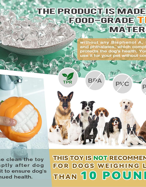 Load image into Gallery viewer, Chew Toys Tough Ball for Medium/Large/Extra Aggressive Chewers Dogs Breed Interactive Enduring Indestructible Squeaky Toy
