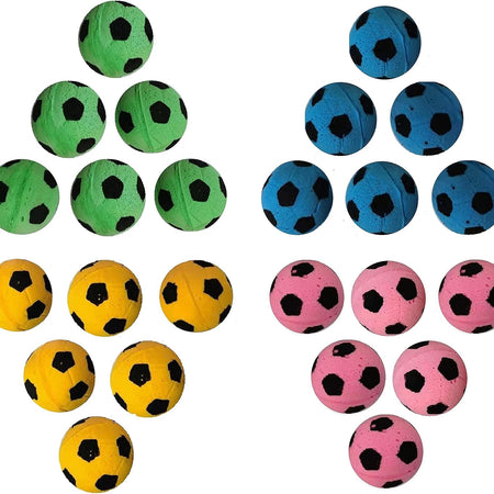 Foam Soccer Balls Cat Toys (Balls Cat Toys (24pcs))