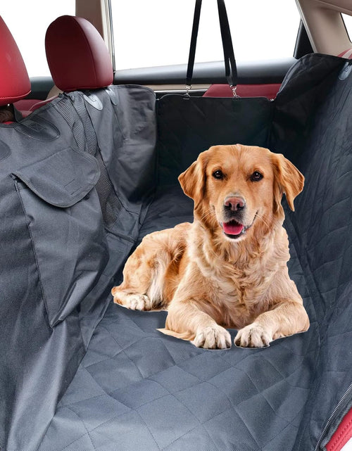 Load image into Gallery viewer, Dog Car Seat Cover for Back Seat, Waterproof Nonslip Dog Seat Covers for Cars with Mesh Window,Scratchproof Pet Car Seat Protector
