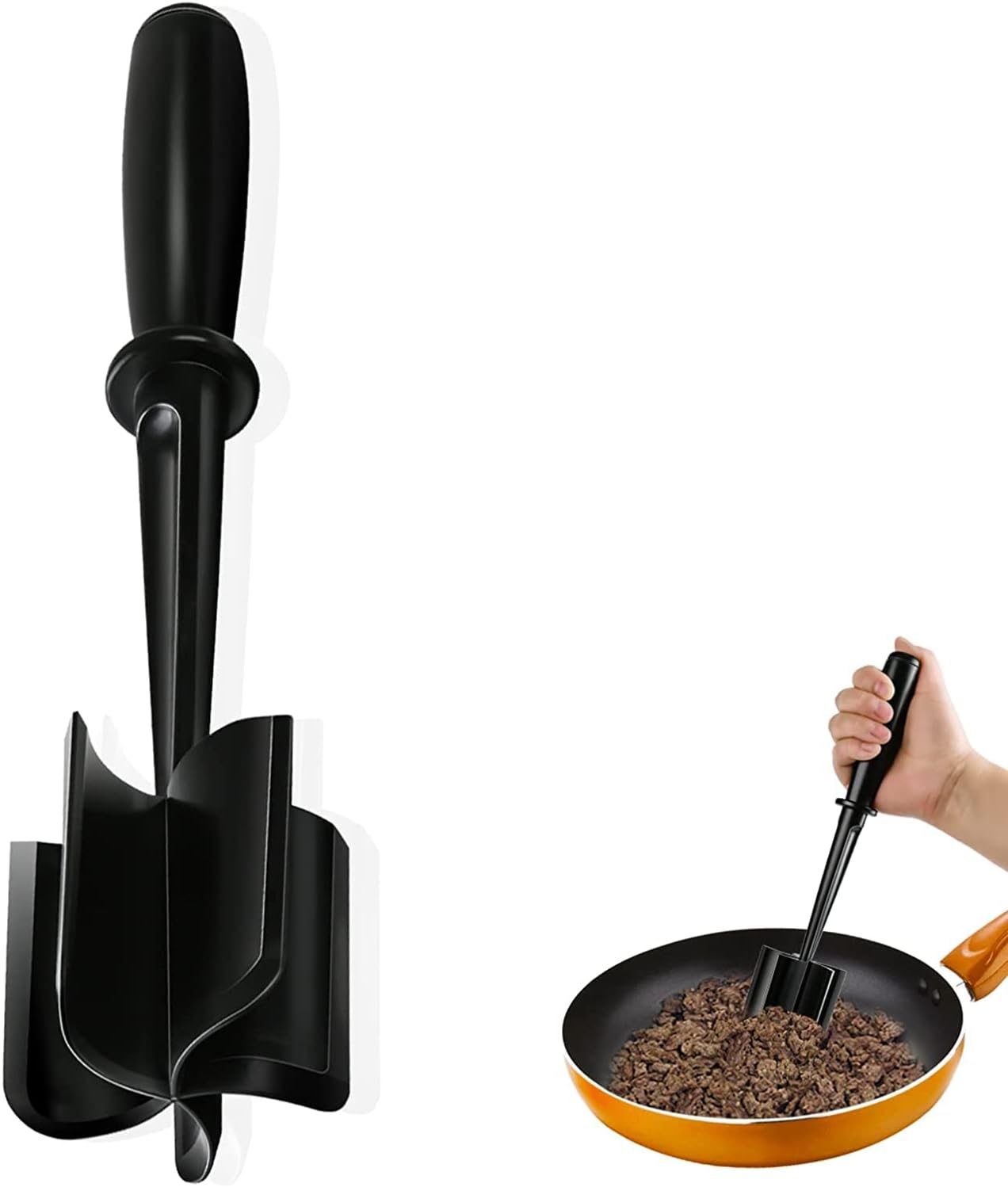 Meat Chopper, Hamburger Chopper, Potato Masher  Kitchen Tools And Gadgets, Safe For Non-Stick Cookware