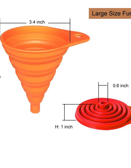 Load image into Gallery viewer, Kitchen Funnel Set 4 Pack, Small and Large, Kitchen Gadgets Accessories
