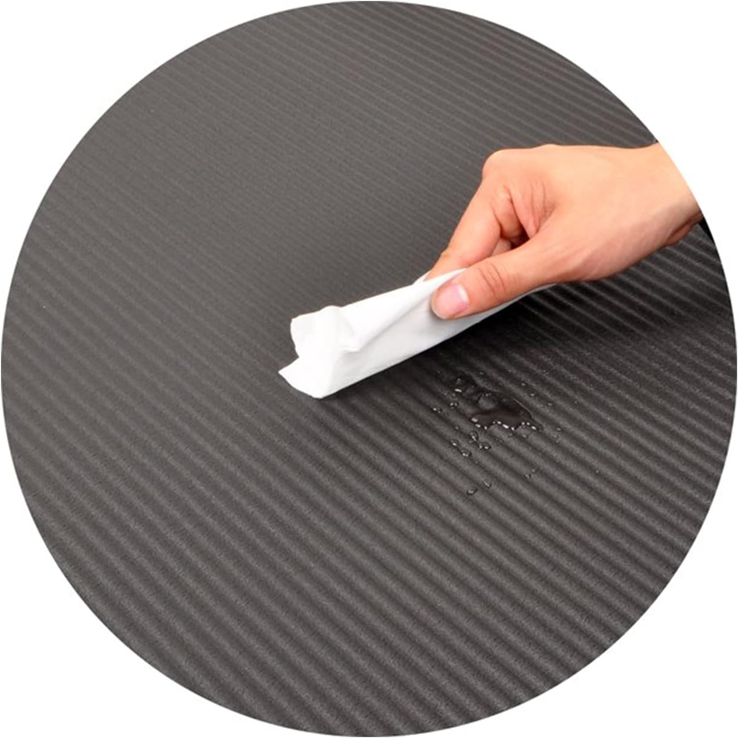 All-Purpose 1-Inch Extra Thick High Density Anti-Tear Exercise Yoga Mat with Carrying Strap, Black